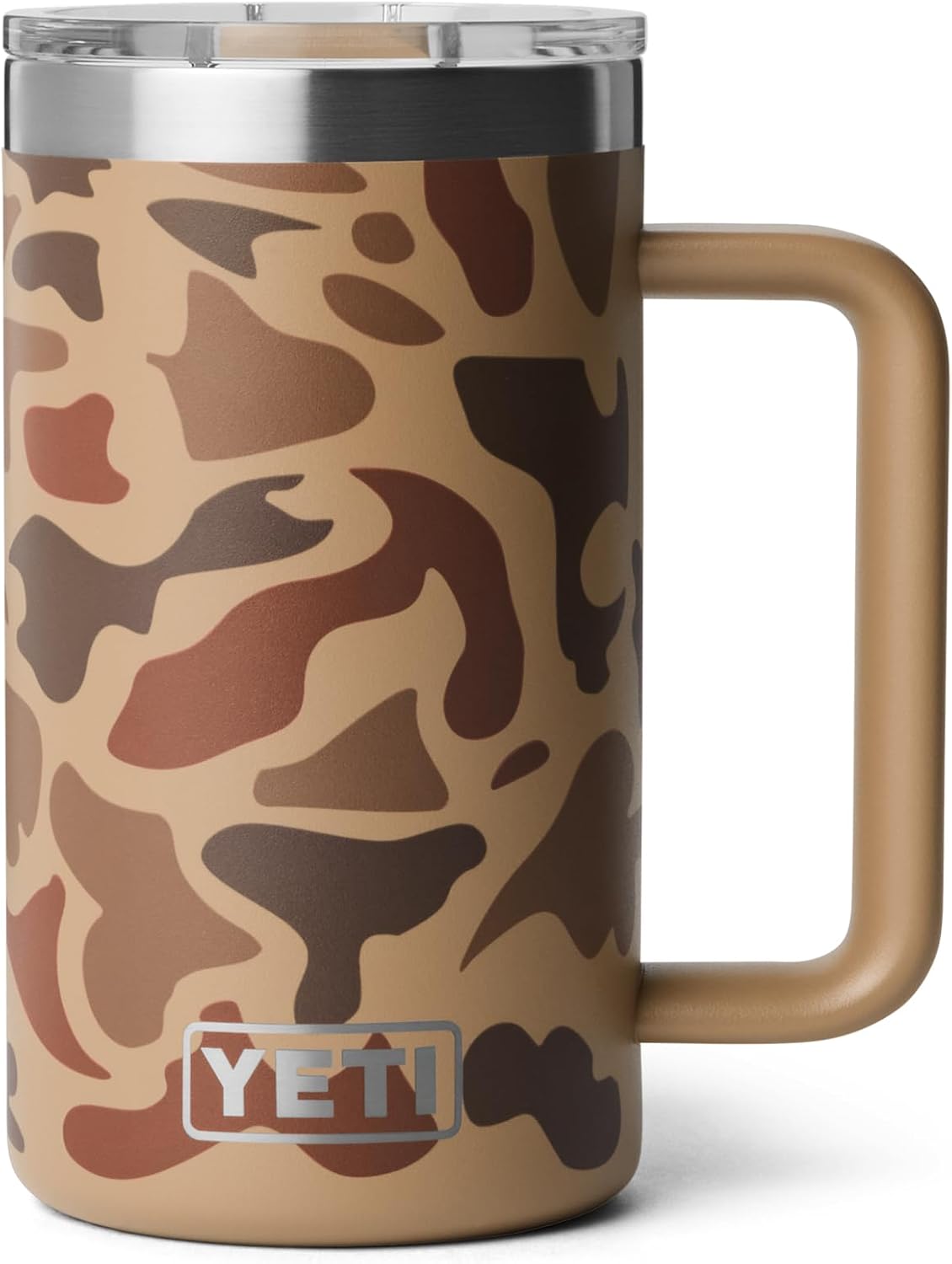 YETI Rambler 24 oz Ceramic Lined Stackable Mug, Wetlands Camo