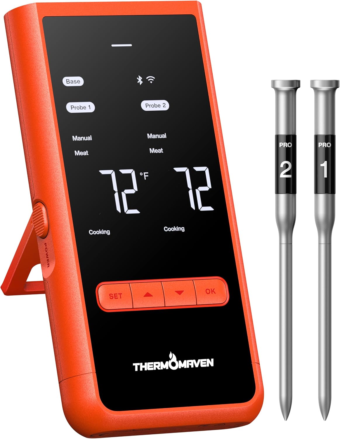 ThermoMaven Smart WiFi Wireless Meat Thermometer for Grilling with 2 Probes