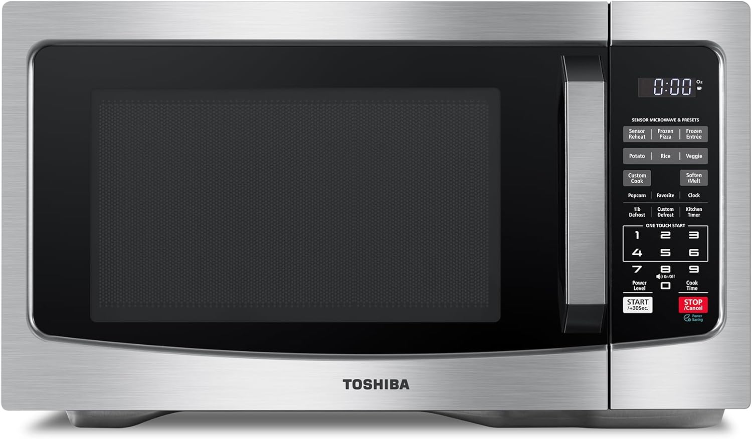 Toshiba 1.2 Cu.Ft. Stainless Steel Countertop Microwave