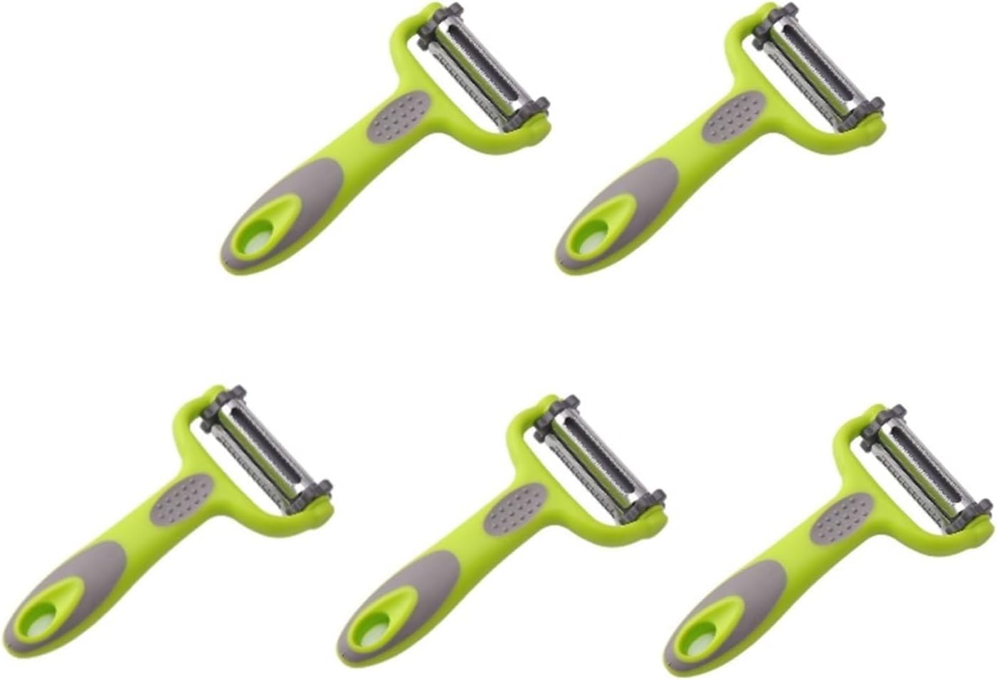 GENTERUN Stainless Steel 3-in-1 Vegetable Peeler & Slicer