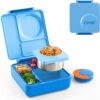 Blue Sky OmieBox insulated bento lunch box featuring a compact design for kids' meals.