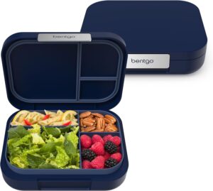 Bentgo Modern adult bento lunch box with a stylish two-tone matte finish and secure metallic locking clip.