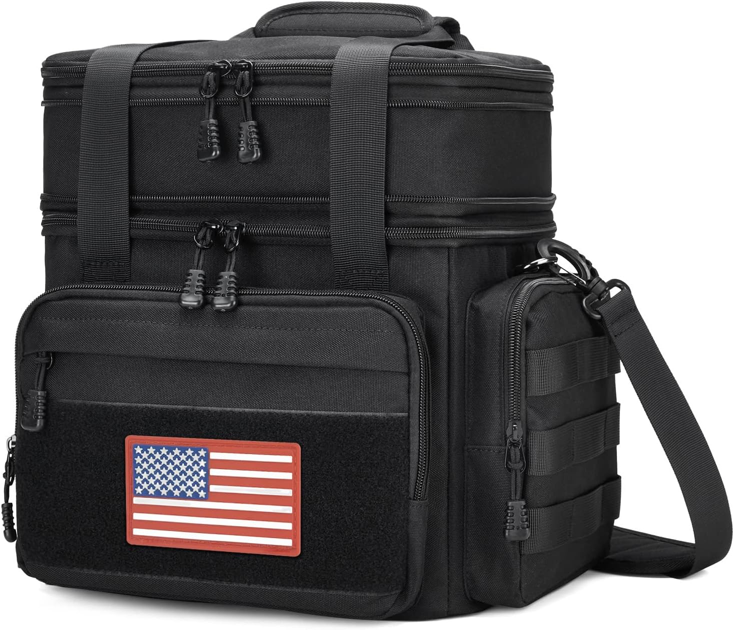 Gafetrey Large Tactical Lunch Box: Expandable & Leakproof