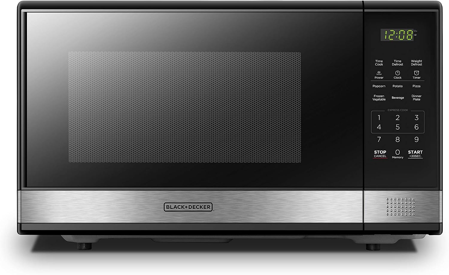 Black+Decker 1.1 cu ft countertop microwave: Sleek and Powerful