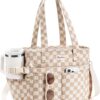 Corduroy Lunch Box for Women Insulated Lunch Bag Cooler Tote Bag