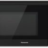 Close-up of the smart touch control panel on the Panasonic compact inverter microwave.