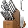 Full collection of the Astercook 15 piece knife set including steak knives and kitchen shears