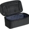 Close up of the Stanley FlowState Duo lid showing the zippered mesh pocket for organizing utensils and napkins.