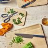 Caraway 4-Piece Double Sided Wood Cutting Board Set