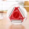 Ergonomic handle design of the SamLng 3-in-1 kitchen peeler held comfortably for manual ingredient processing.