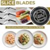The Gramercy adjustable mandoline slicer showing the rotating blade cylinder for versatile cutting styles.
