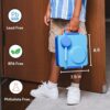 Side profile of the durable OmieBox insulated bento lunch box designed for children aged 3 and up.