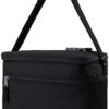 The PackIt freezable lunch cooler shown in its flattened, collapsed state for convenient freezer storage.
