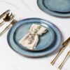 AmorArc Ceramic Dinnerware Sets for 4, 12Pcs Plates and Bowls Sets Dishes