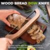 RAPSAKEMOH Sourdough bread knife,Bread Slicer for Homemade,Even Slicing