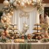 Wooden 4 Tier Cupcake Stand for 50 Cupcakes,Cupcake Holder,Cupcake Tower,Tiered Tray Stand for Birthday Bar Décor Weddings,Parties Events, Dark Brown
