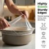Cecurpo reusable food covers used for bread proofing to keep dough clean and protected from odors.
