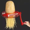 Versatile 3-in-1 kitchen peeler blades designed for efficient peeling and slicing of root vegetables and fruits.