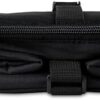 An open top-load view of the black freezable lunch cooler, showcasing the antimicrobial, nontoxic interior.