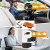 Lifestyle view of a driver using the WVJ portable electric lunch box in a truck cabin