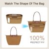 ZTUJO felt purse organizer insert being easily transferred between different designer handbags