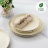 AmorArc Ceramic Dinnerware Sets for 6, 18Pcs Plates and Bowls Sets Dishes