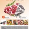 Vacuum Sealer for Food, 4-in-1 Food Sealer Machine Digital Timer