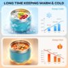 14 oz Kids Thermo for Hot Food, Leakproof Insulated Vacuum Jar/Blue