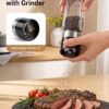 24 Pack Glass Spice Jars: 492 Lables & Pepper Grinder