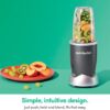 View of the Nutribullet blender cup being cleaned, highlighting the dishwasher-safe design for easy maintenance.