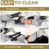 Non-slip base and anti-slip feet on the Gramercy adjustable mandoline slicer for steady countertop prep.