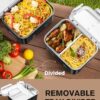 Close-up of the EAST OAK lunch box heating mechanism and smart timer button for convenient meal scheduling.