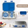 A child easily opening the BABHAMNESS stainless steel bento box using the user-friendly latch mechanism.
