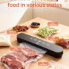 Vacuum Sealer for Food, 4-in-1 Food Sealer Machine Digital Timer