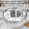 Stainless Steel Mixing Bowls with Colander, Kitchen Gadgets Home Essentials