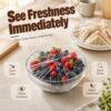 Disposable Stretch Food Cover Elastic Bowl Covers Food Storage (White X100)