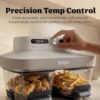 Ninja Crispi DualZone Glass Countertop Air Fryer, Bone, DD101IV2