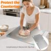Stainless Steel Cutting Board with Lip Metal Chopping Board for Kitchen