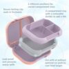 Components included with the Bentgo Chill Max insulated bento lunch box, including tray and ice pack.