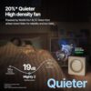 Side profile of the Coway Airmega Mighty2, a powerful large room air purifier with hidden handles.