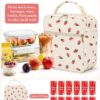 Nayno stylish corduroy lunch bag used as a versatile daily tote for work, travel, or picnics