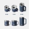 YETI Rambler 24 oz Ceramic Lined Stackable Mug, Wetlands Camo