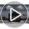 Professional kitchen setup featuring the compact CHEF iQ smart air fryer toaster oven for family meals