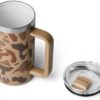 YETI Rambler 24 oz Ceramic Lined Stackable Mug, Wetlands Camo