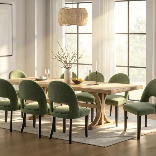 Dining Chairs Set of 8, Upholstered Kitchen & Dining Room Chairs