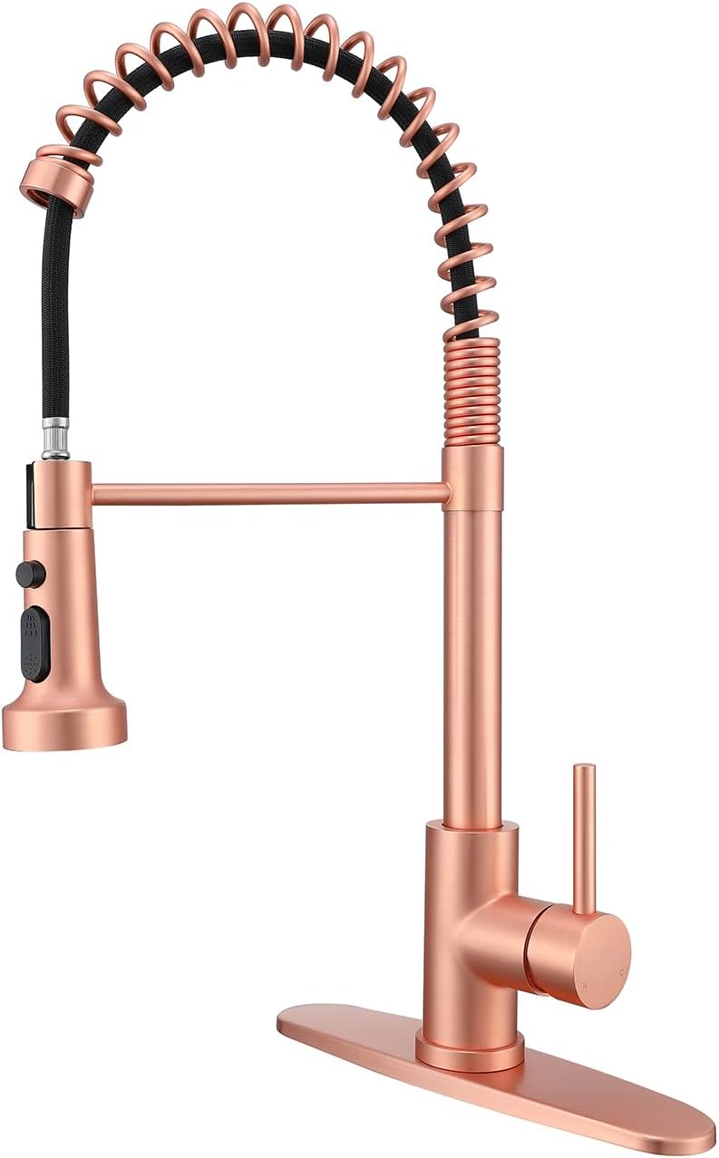 Red Copper Kitchen Faucet