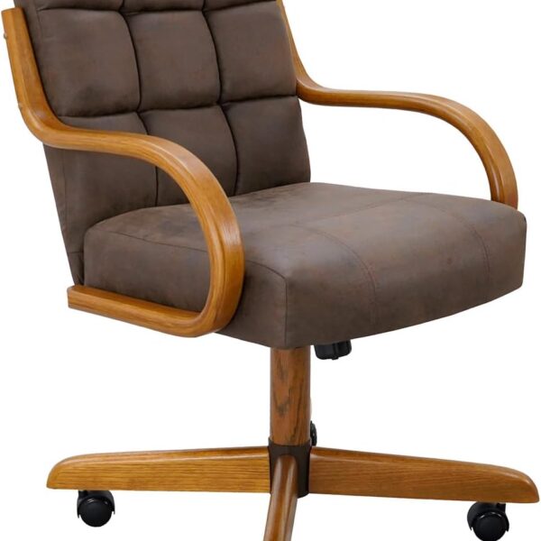 Douglas D9520 Swivel-Tilt Dining Chair - Chestnut - Mocha - 1pc