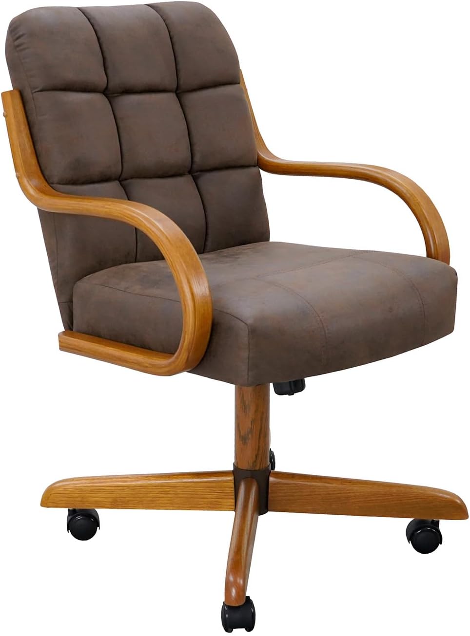 Douglas D9520 Swivel-Tilt Dining Chair - Chestnut - Mocha - 1pc