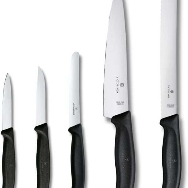 Victorinox Swiss Classic Kitchen Set, 5 Pieces - Utility & Bread Knives