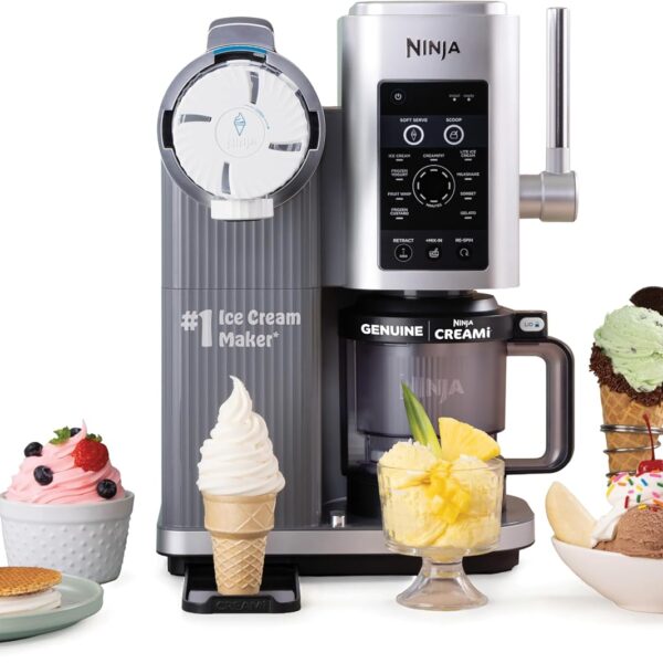 Ninja Creami Soft Serve Maker: 13-in-1 Scoop & Swirl Treats